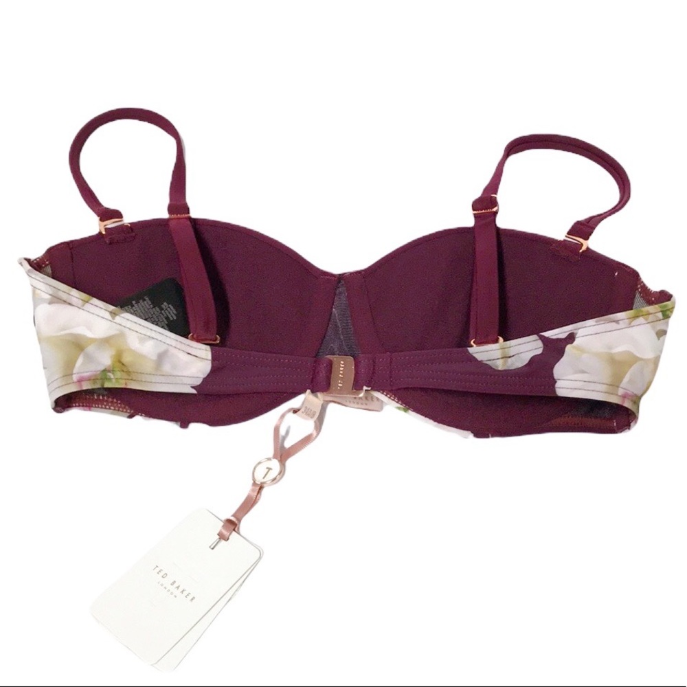 NWT TED BAKER LONDON Gardea Gardenia Bikini Top - Picture 11 of 11